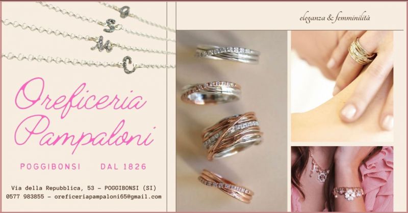offerta gioielli fatti a mano con tradizione e innovazione Siena - OREFICERIA PAMPALONI