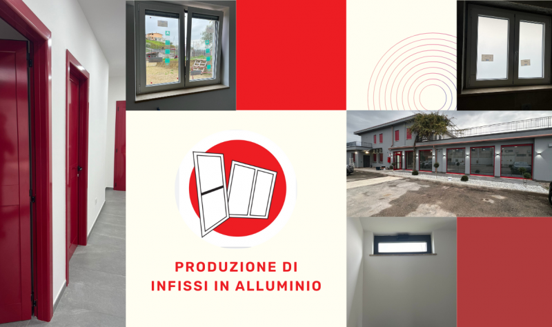Azienda produzione montaggio infissi alluminio a Frosinone