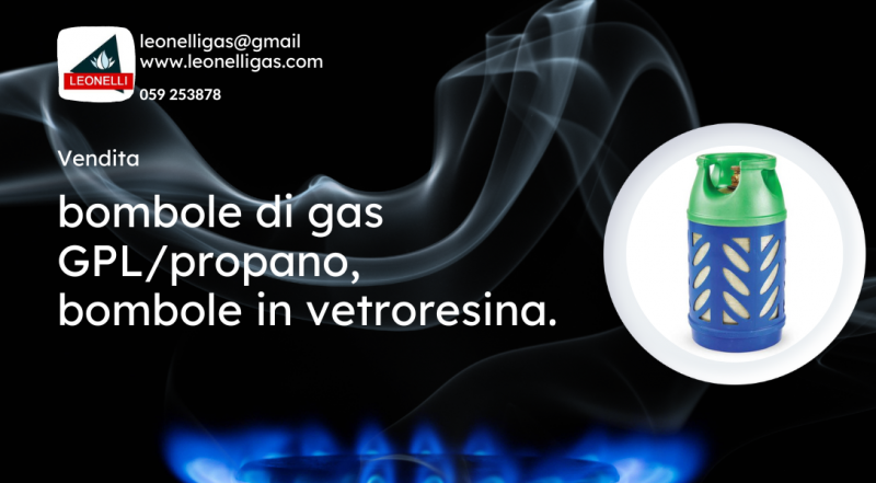 Offerta vendita bombole di gas GPL propano Modena – occasione vendita bombole in vetroresina Modena