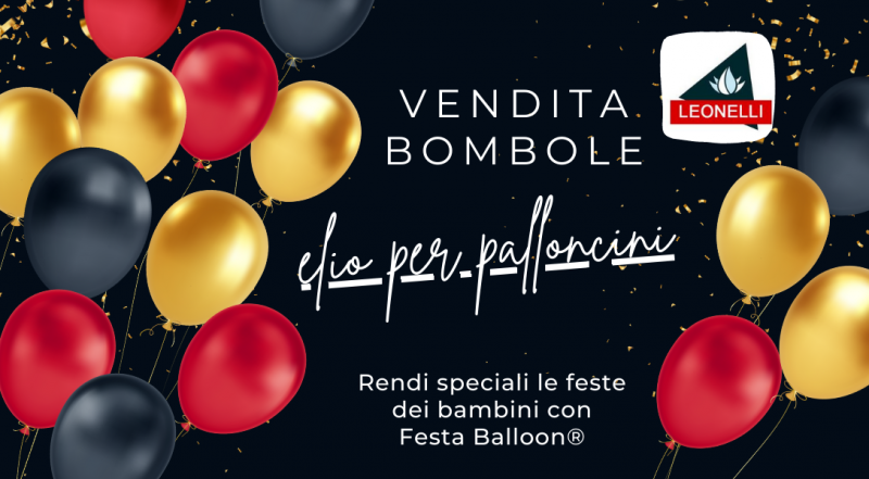 Offerta vendita bombole elio per palloncini Modena – occasione vendita palloncini Festa Balloon Modena