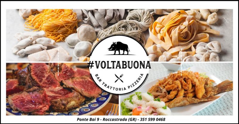  occasione ristorante menu di terra e menu di mare Ribolla - VOLTABUONA