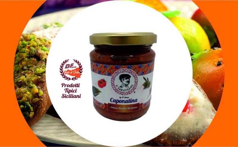 offerta acquista online caponata siciliana di melanzane in vasetto pronta - df group
