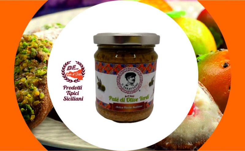 occasione acquista online pate di olive verdi antica tradizione siciliana - df group