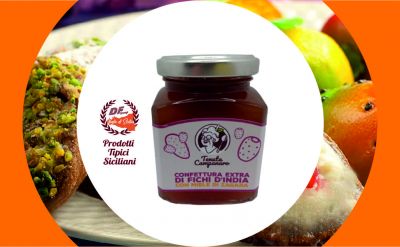 offerta acquista online confettura extra di fichi dindia con miele di zagara siciliana df group