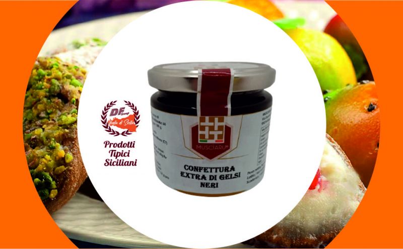 offerta acquista online confettura extra di gelsi neri ricetta tipica siciliana- df group