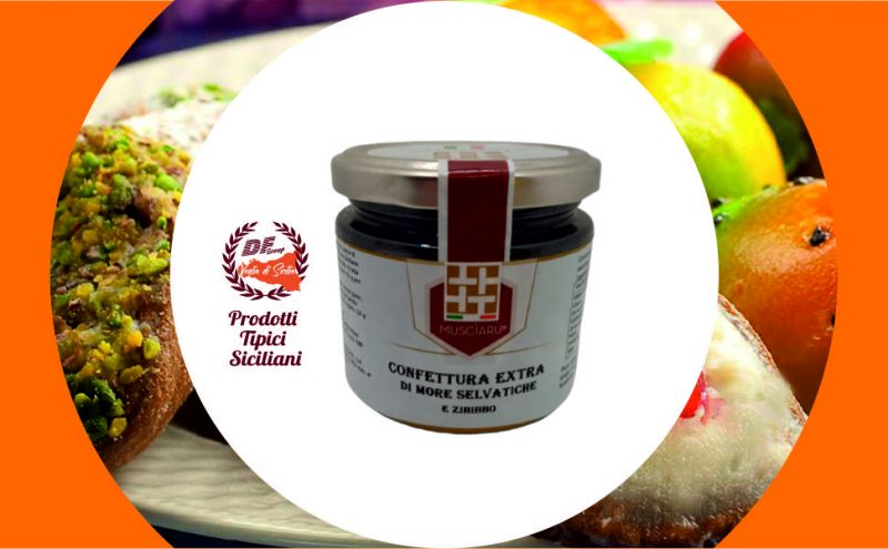 offerta acquista online confettura extra di more selvatiche e zibibbo vino tipico siciliano - df group