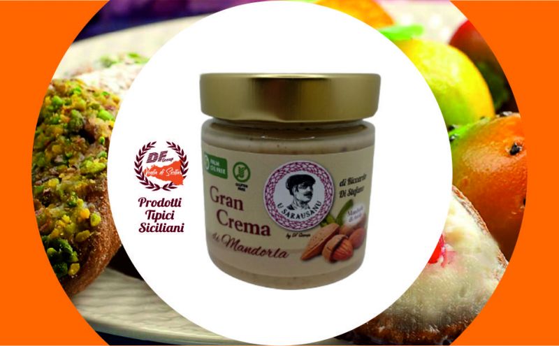offerta acquista online crema spalmabile di mandorla siciliana vasetto da 200g - df group