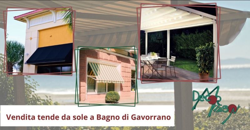 vendita tende da sole a Bagno di Gavorrano