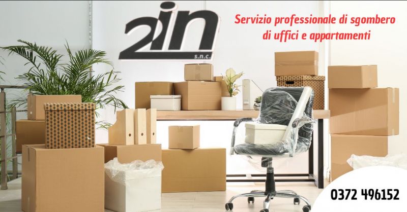 Servizio professionale di sgombero di uffici e appartamenti