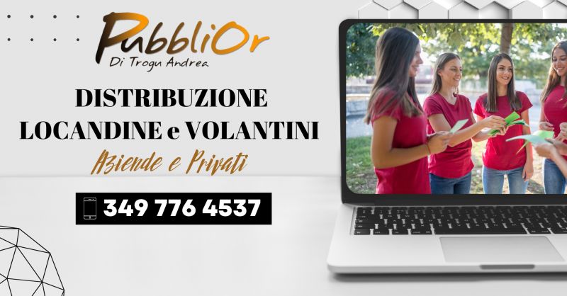 Offerta distribuzione locandine pubblicitarie per Aziende e Privati