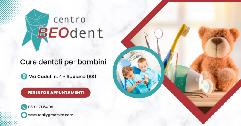Offerta centro cure dentali per bambini Rudiano Brescia