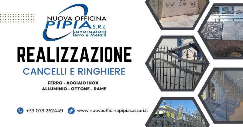 offerta lavorazioni metalliche cancelli e ringhiere su misura