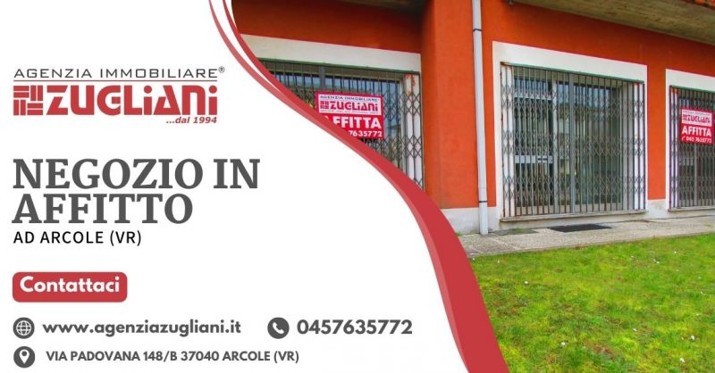 Offerta Affitto negozio in centro ad Arcole - Occasione locale al piano terra in affitto Arcole