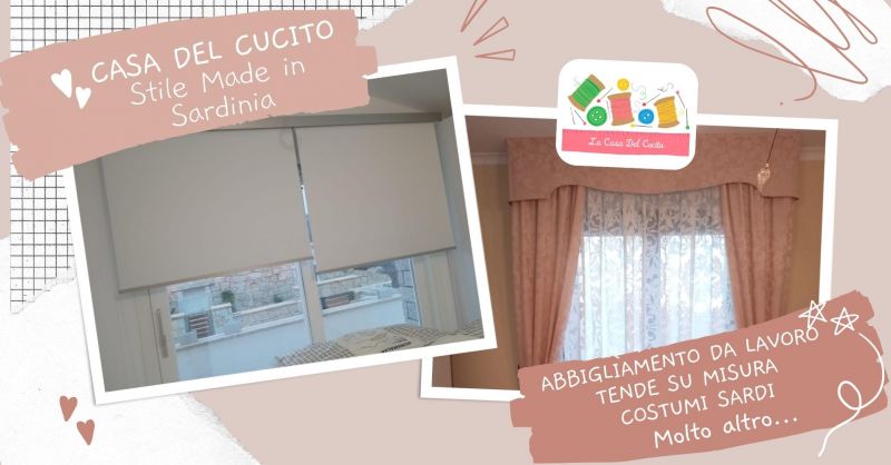      LA CASA DEL CUCITO - offerta tende per interno su misura