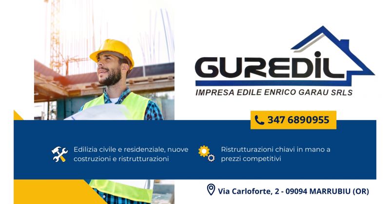  impresa edile GUREDIL - offerta ristrutturazioni chiavi in mano a prezzi competitivi