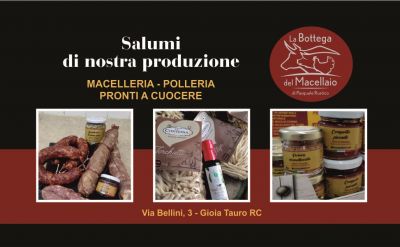 offerta macelleria con salumi di produzione propria di carne italiana