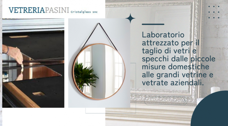 Offerta vetraio per il taglio di vetri Pordenone – Occasione laboratorio per il taglio di specchi Pordenone