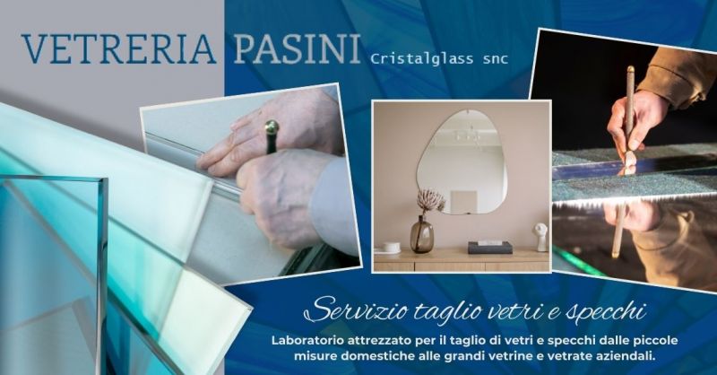 Servizio taglio vetro specchi su misura