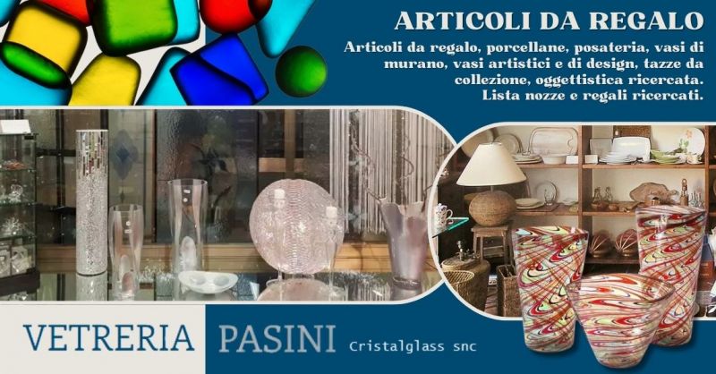 Articoli regalo vetro artigianale