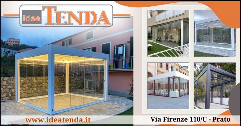 offerta vetrate panoramiche trasparenti e amovibili - occasione tende interno ed esterno Prato