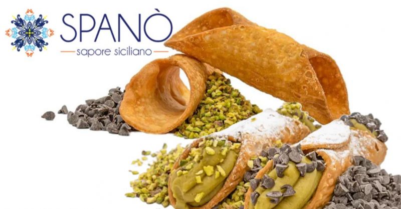 Spanò Sapore Siciliano - Offerta vendita online Kit Cannoli Siciliani Pistacchio made in Italy