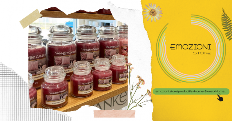 Offerta candela dolce e speziata Yankee Candle Home Sweet Home