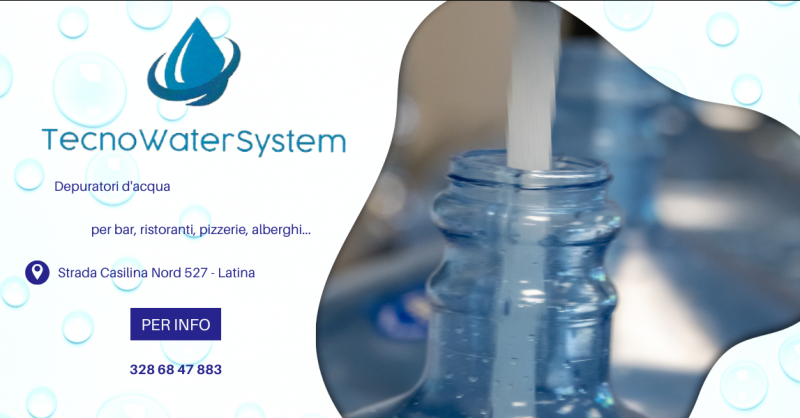 Offerta vendita installazione assistenza depuratori d acqua Made In Italy per bar ristoranti pizzerie alberghi Roma e provincia