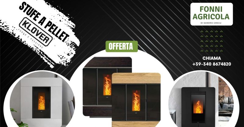 offerta stufe a pellet Klover FONNI AGRICOLA