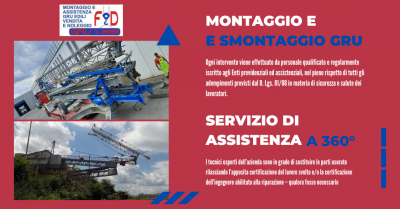 offerta servizio di assistenza montaggio e smontaggio gru edili reggio emilia