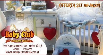  offerta set lettino fasciatoio e articoli neonati