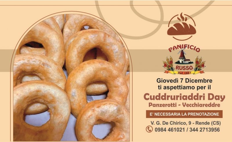 offerta panificio vendita cuddruriaddri ciambelle calabresi