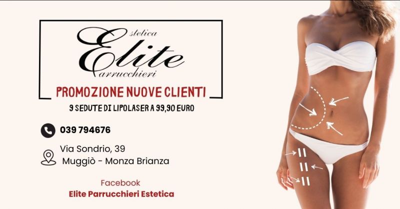 offerta sedute di Lipolaser per eliminare le Adiposita Localizzate