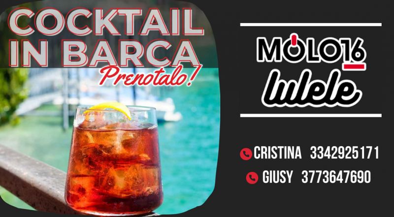 Offerta Aperitivo in Barca Prenotazione Cocktail