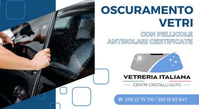 offerta oscuramento vetri auto con pellicole antisolari certificate promozione installazione pellicole antisolari per oscuramento vetri auto
