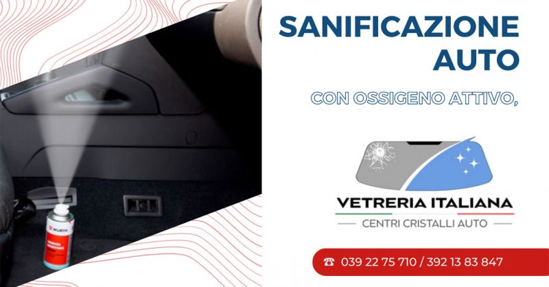 Offerta Servizio Sanificazione Interni Auto con Ossigeno Attivo