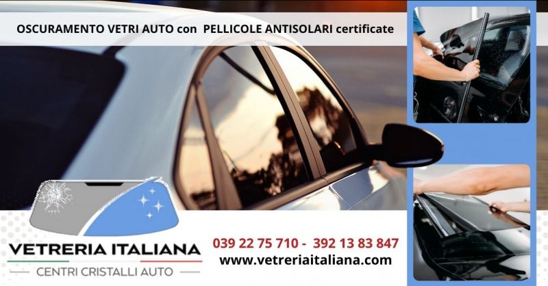 oscuramento vetri auto con pellicole antisolari