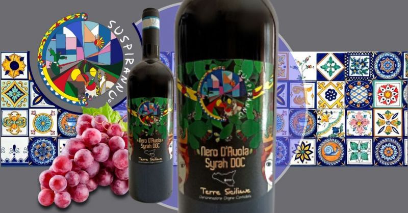 Suspirannu - Online-Verkaufsangebot Nero D'Avola & Syrah Doc terre Siciliane Wein in Italien hergestellt