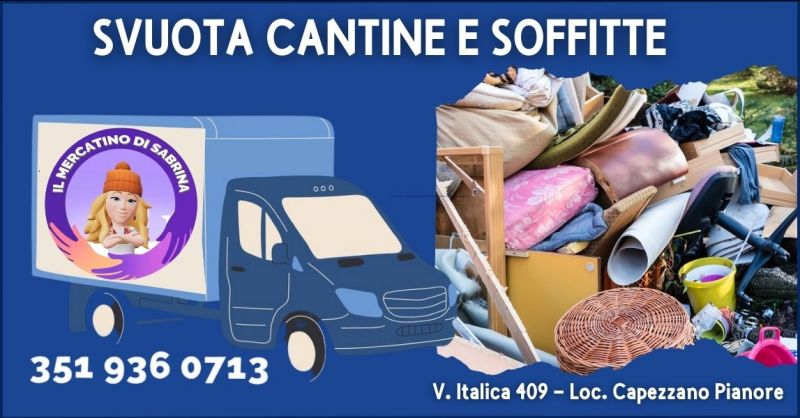  offerta sgombero rapido cantine e soffitte per privati Versilia