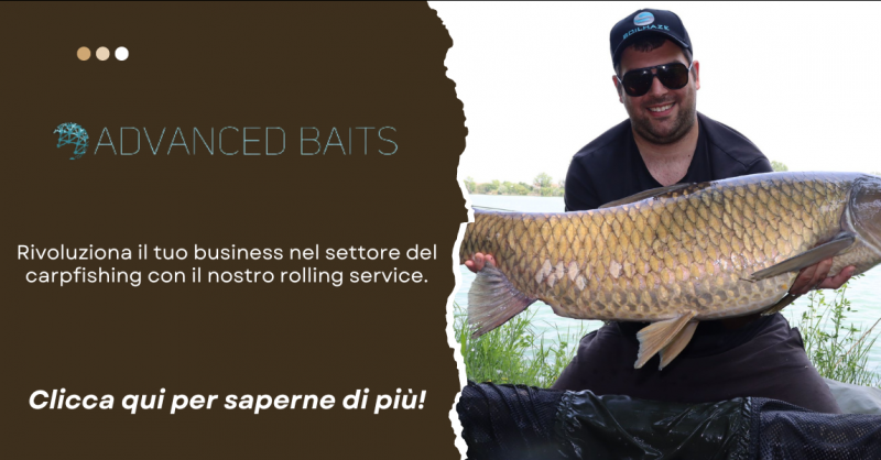 Offerta produzione migliori esche rolling service boilies carpfishing conto terzi