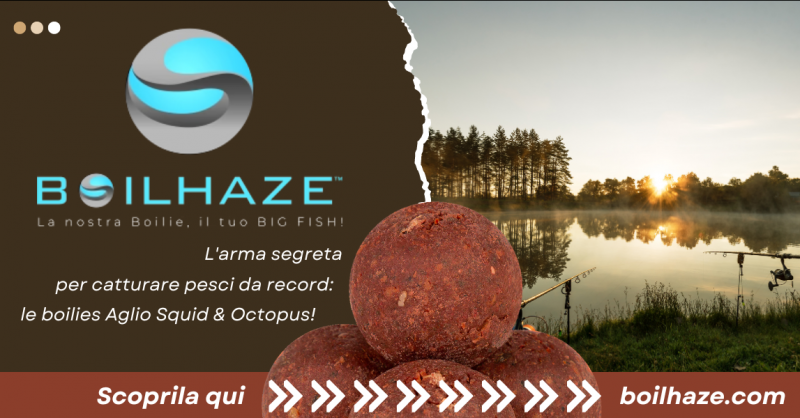 Offerta boilies garlic economiche gusto aglio squid & octopus per carpfishing