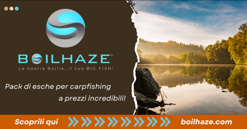 Promozione vendita pack boilies esche per carpfishing 5 kg