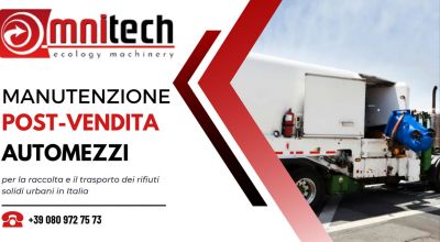 offerta manutenzione post vendita per autoveicoli da rifiuti urbani