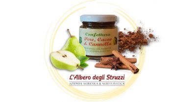  offerta vendita online confettura di pere cacao cannella produzione propria made in italy
