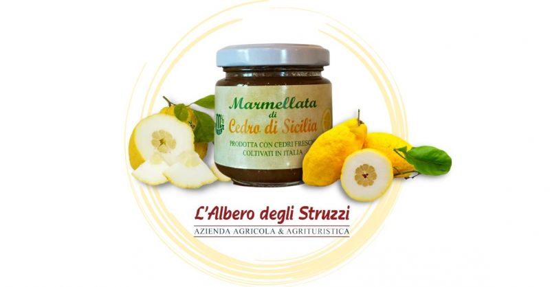  Offerta marmellata artigianale di Cedro di Sicilia senza conservanti in vendita online