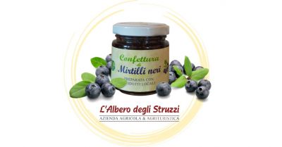  offerta vendita confettura di mirtilli neri 100 gr artigianale shop online italia