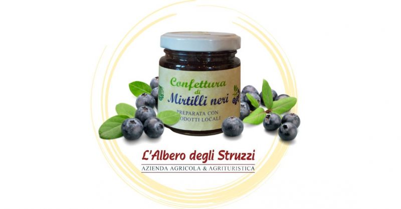  Promozione dove acquistare online confettura di mirtilli neri produzione locale made in Italy