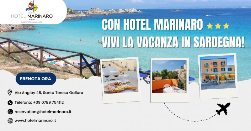 offerta vacanze complete hotel spiaggia Rena Bianca Santa Teresa