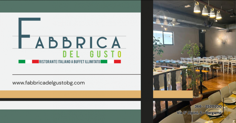 Offerta La Fabbrica del Gusto ristorante pizzeria grill con portate illimitate a buffet