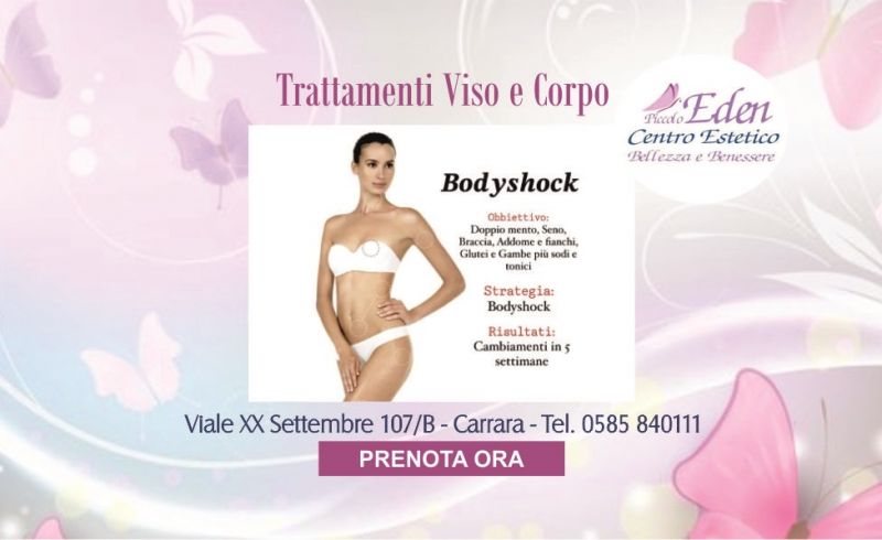 offerta trattamento corpo anticellulite bodyshock - occasione centro estetico trattamento bodyshock carrara