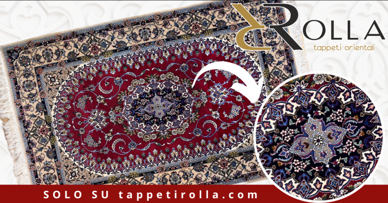  offerta bellissimo tappeto persiano originale fatto a mano con certificato di origine